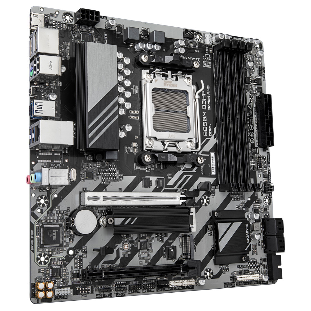 Материнская плата Gigabyte B850M D3HP, RTL Micro-ATX, AMD AM5 - миниатюра 2