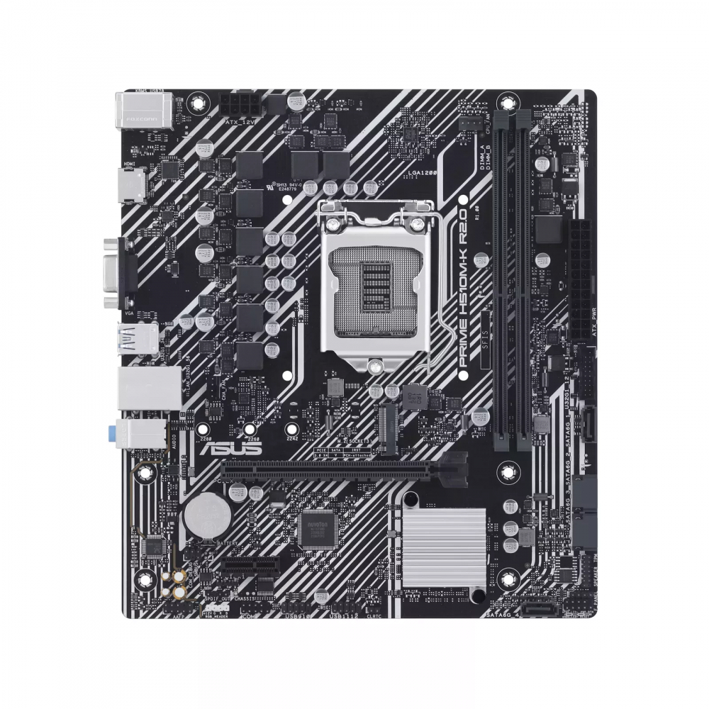 Материнская плата Asus PRIME H510M-K R2.0 90MB1E80-M0EAY0 Micro-ATX, LGA 1200 — фото товара