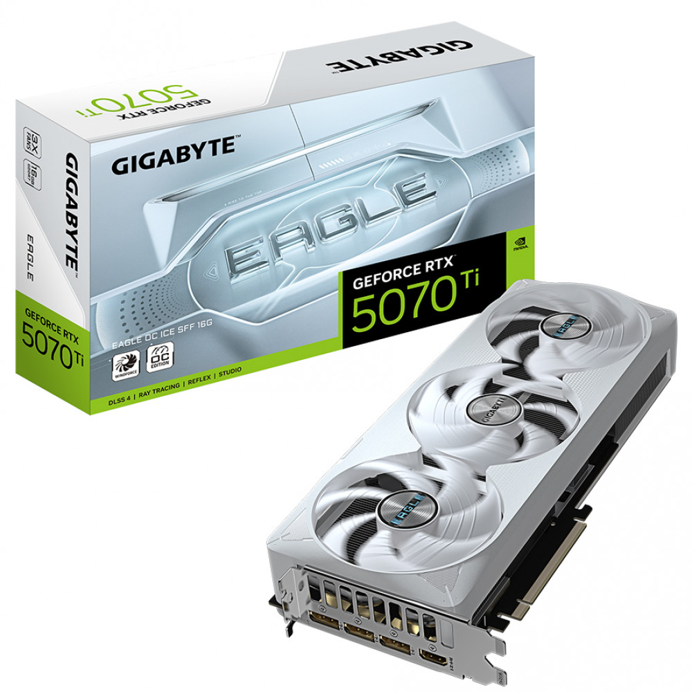 Видеокарта Gigabyte RTX5070Ti EAGLE OC ICE 16G GV-N507TEAGLEOC ICE-16GD 16 ГБ - миниатюра 3