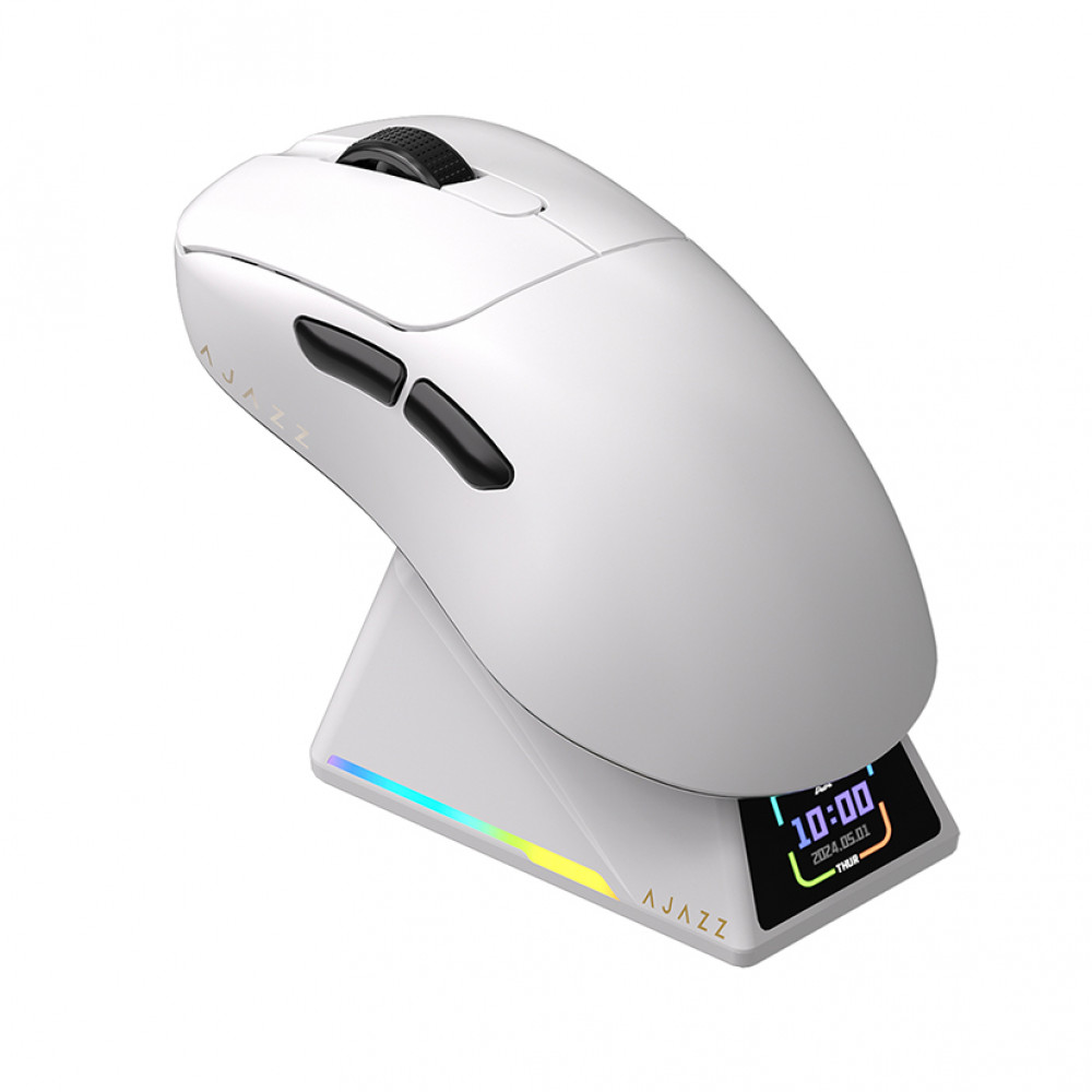 Мышь Ajazz AJ179 PRO WHITE Игровые, Беспроводная - миниатюра 2