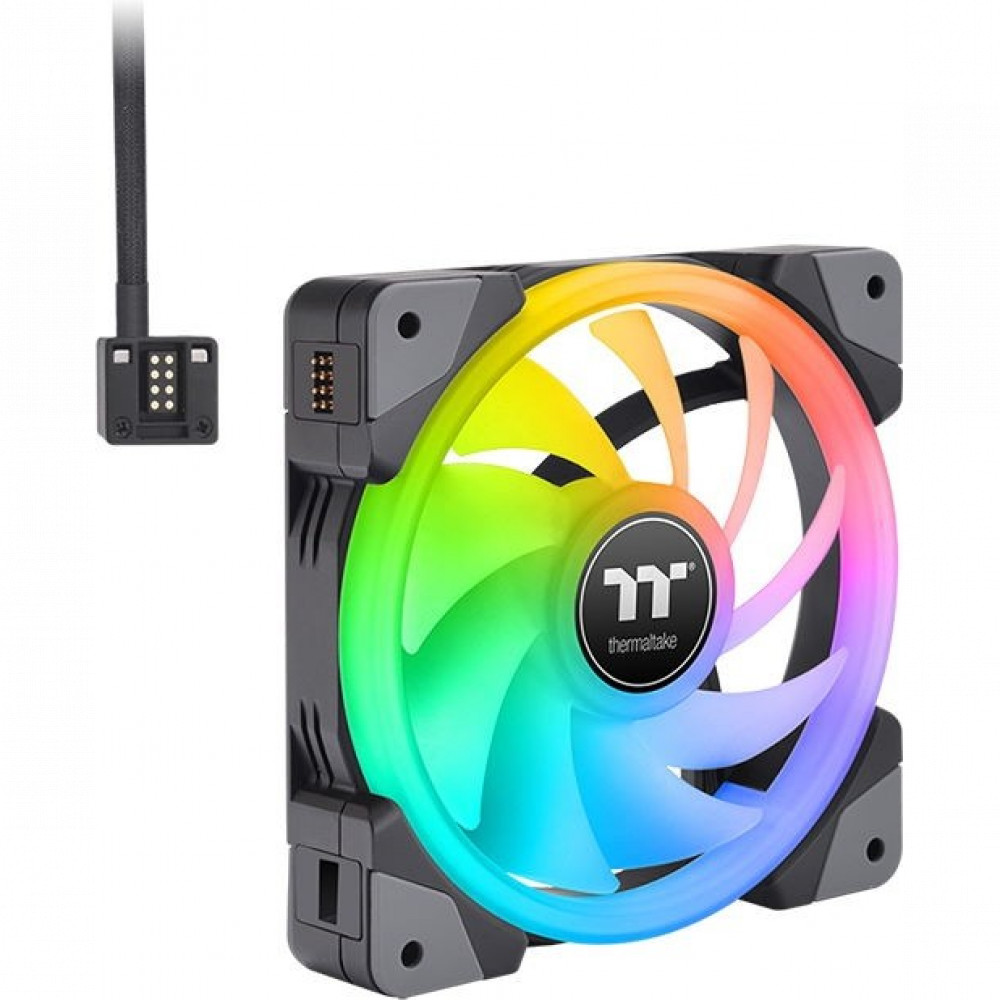 Система охлаждения Thermaltake SWAFAN EX12 RGB PC Cooling Fan CL-F144-PL14SW-A Для системного блока - миниатюра 2