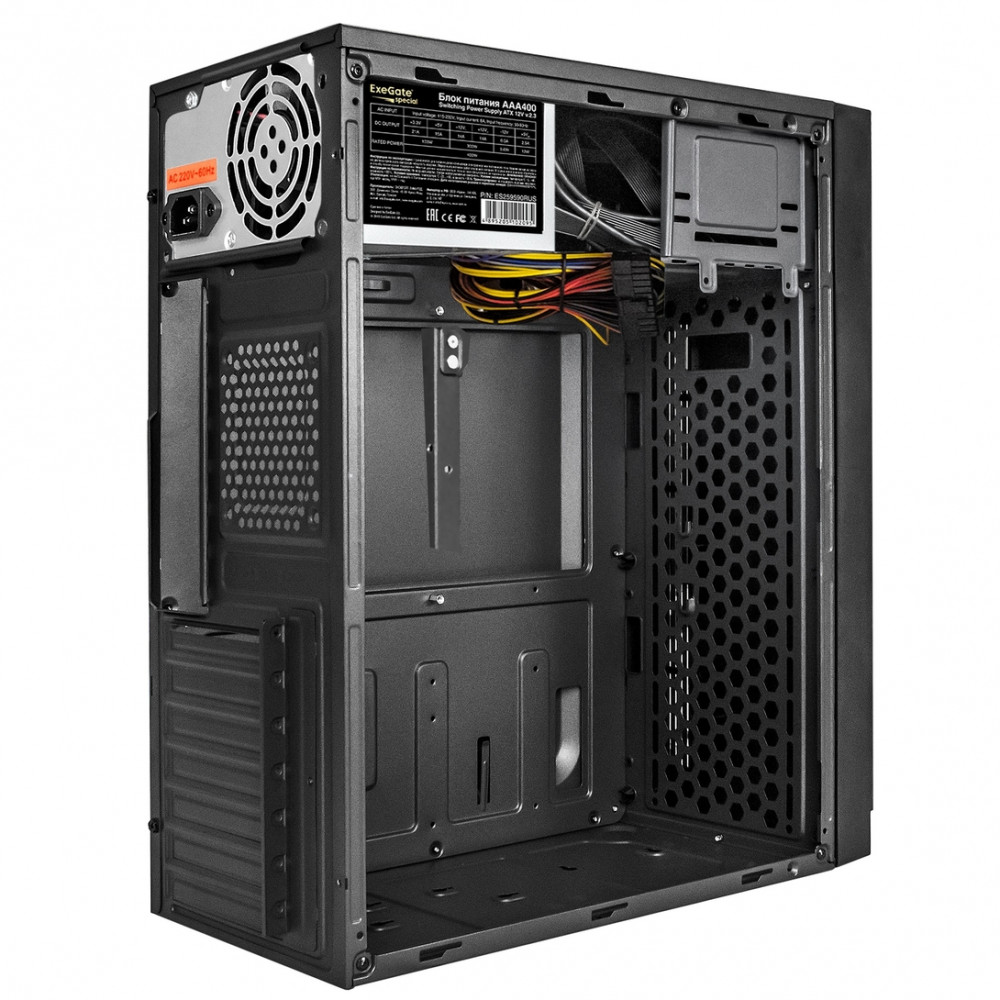 Корпус ExeGate BAA-105-01AAA400 EX291141RUS Mini-Tower - миниатюра 2