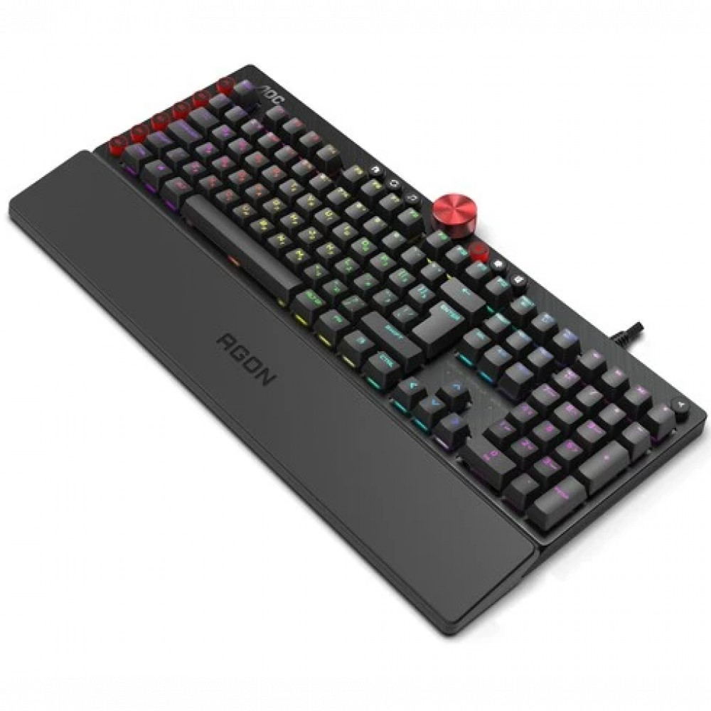 Клавиатура AOC AGK700 AGK700DR2R Проводная, USB - миниатюра 5