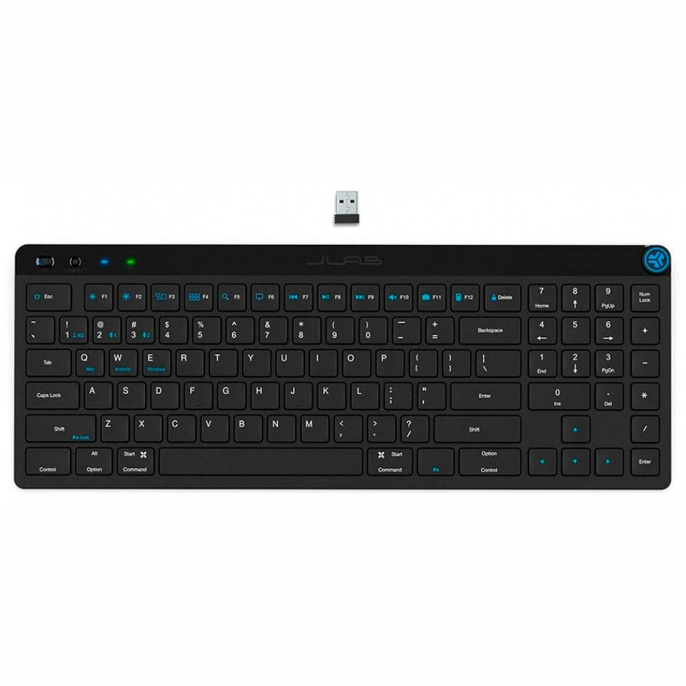 Клавиатура Jlab JBuds Keyboard IEUKJBUDSKEYRBLK4 Беспроводная, Bluetooth — фото товара