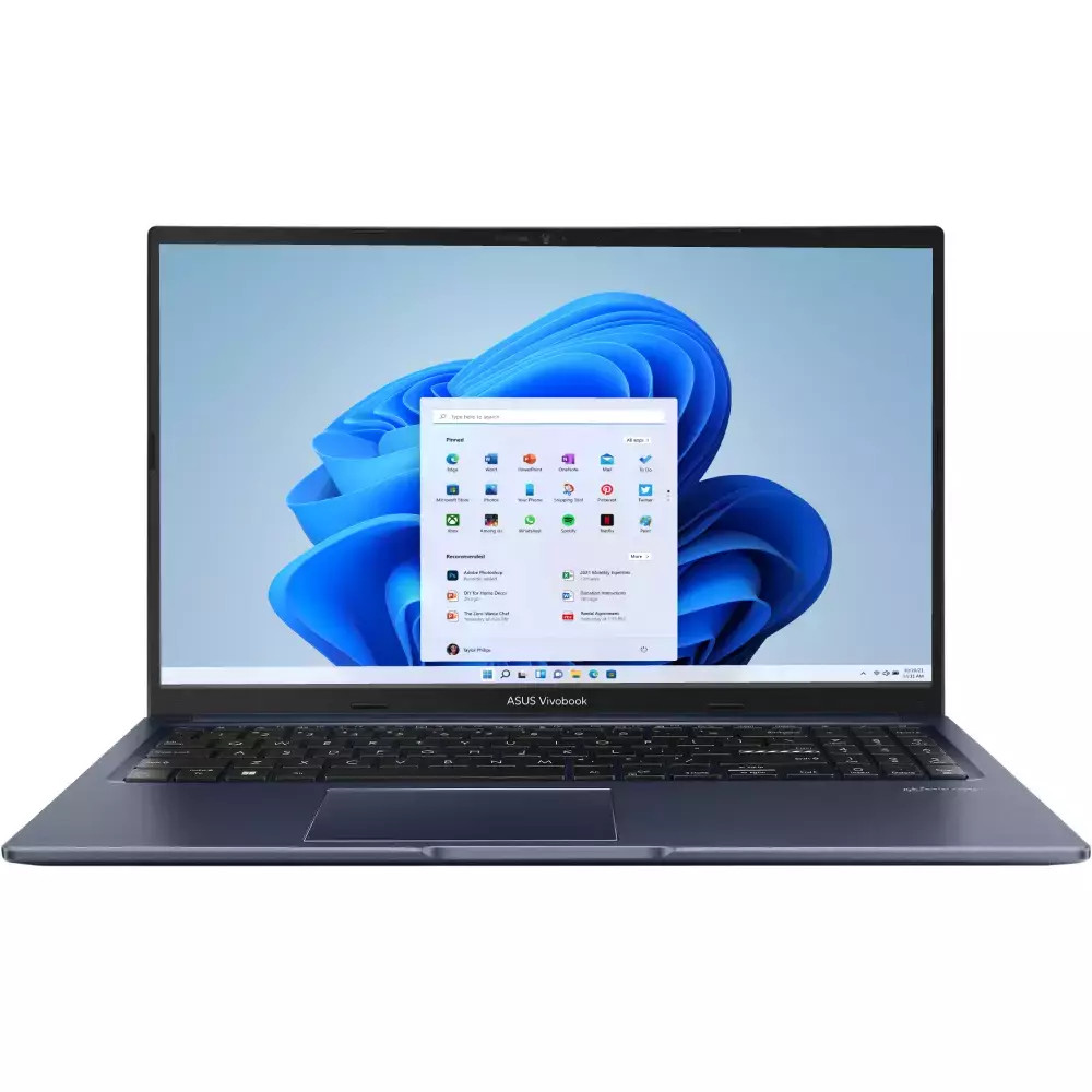 Ноутбук Asus VivoBook 15 M1502YA-BQ577W 90NB0X21-M01DP0 15.6 ", FHD 1920x1080 (16:9), AMD, Ryzen 7, 16 Гб, 512 ГБ, AMD Radeon Graphics, Windows 11 Home — фото товара