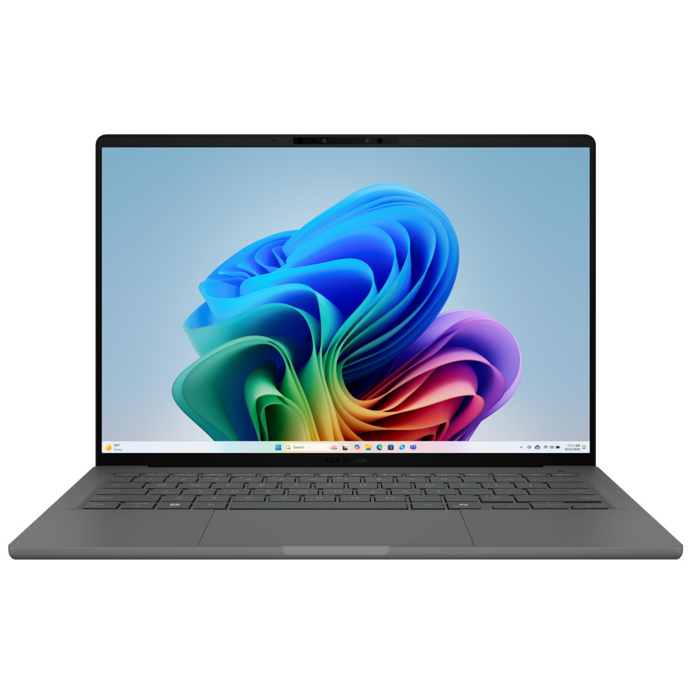 Ноутбук Asus UX3407QA Zenbook A14 Iceland Gray 90NB1502-M00DN0 14 ", WUXGA 1920x1200 (16:10), Qualcomm, Snapdragon X, 16 Гб, 512 ГБ, Qualcomm Adreno X1-45, Windows 11 Home - миниатюра 2