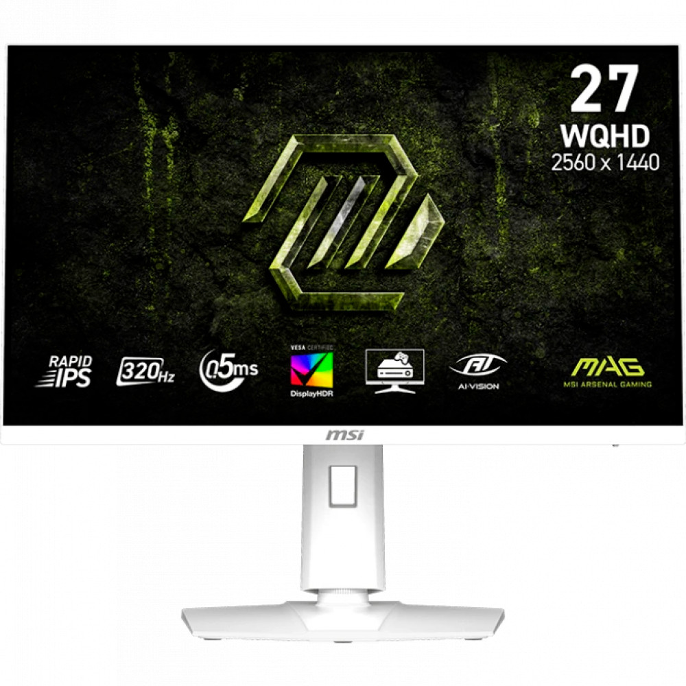 Монитор MSI MAG 274QRFW X32 9S6-3CE49H-031 27 ", IPS, Quad HD 2560x1440 (16:9), 320 Гц — фото товара