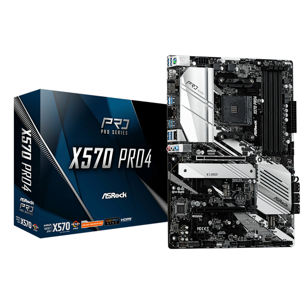 Материнская плата ASRock X570 PRO4 ATX, AMD AM4 - миниатюра 5