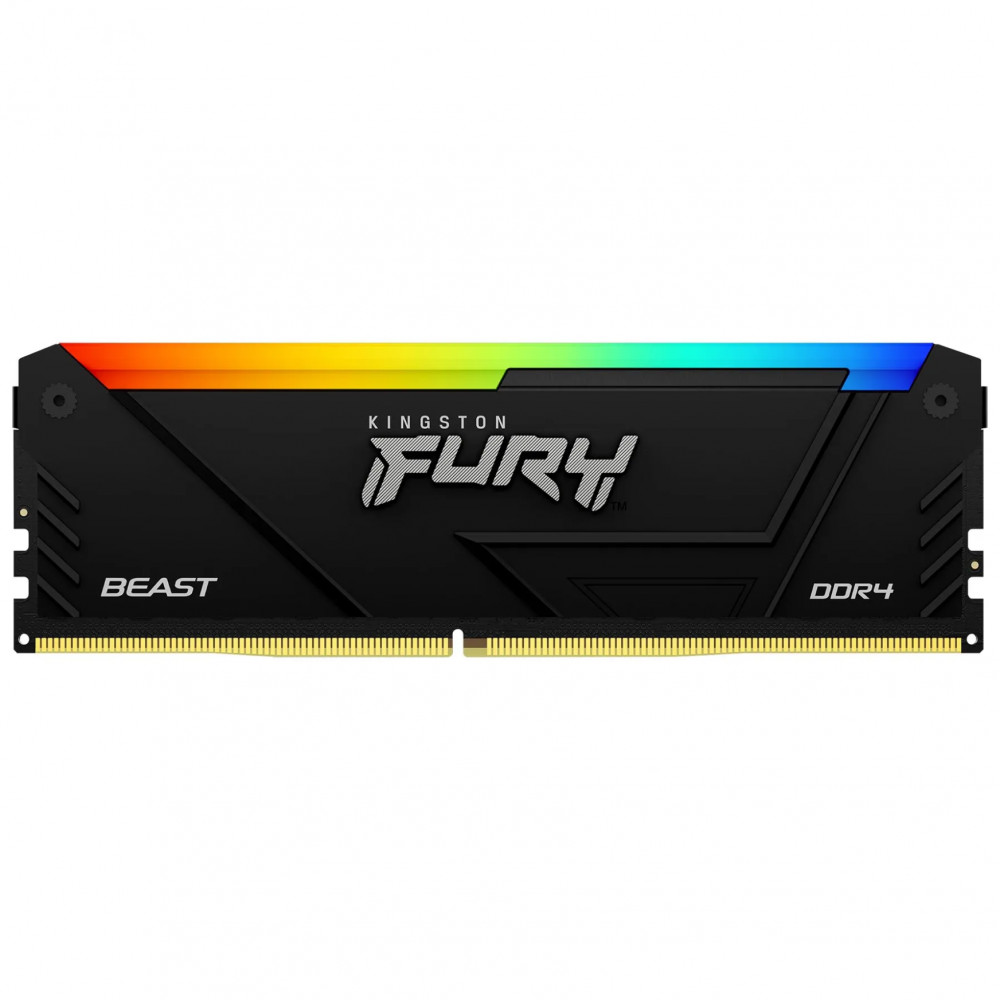 ОЗУ Kingston Fury Beast RGB KF432C16BB2A/8WP DIMM, DDR4, 8 Гб, 3200 МГц — фото товара