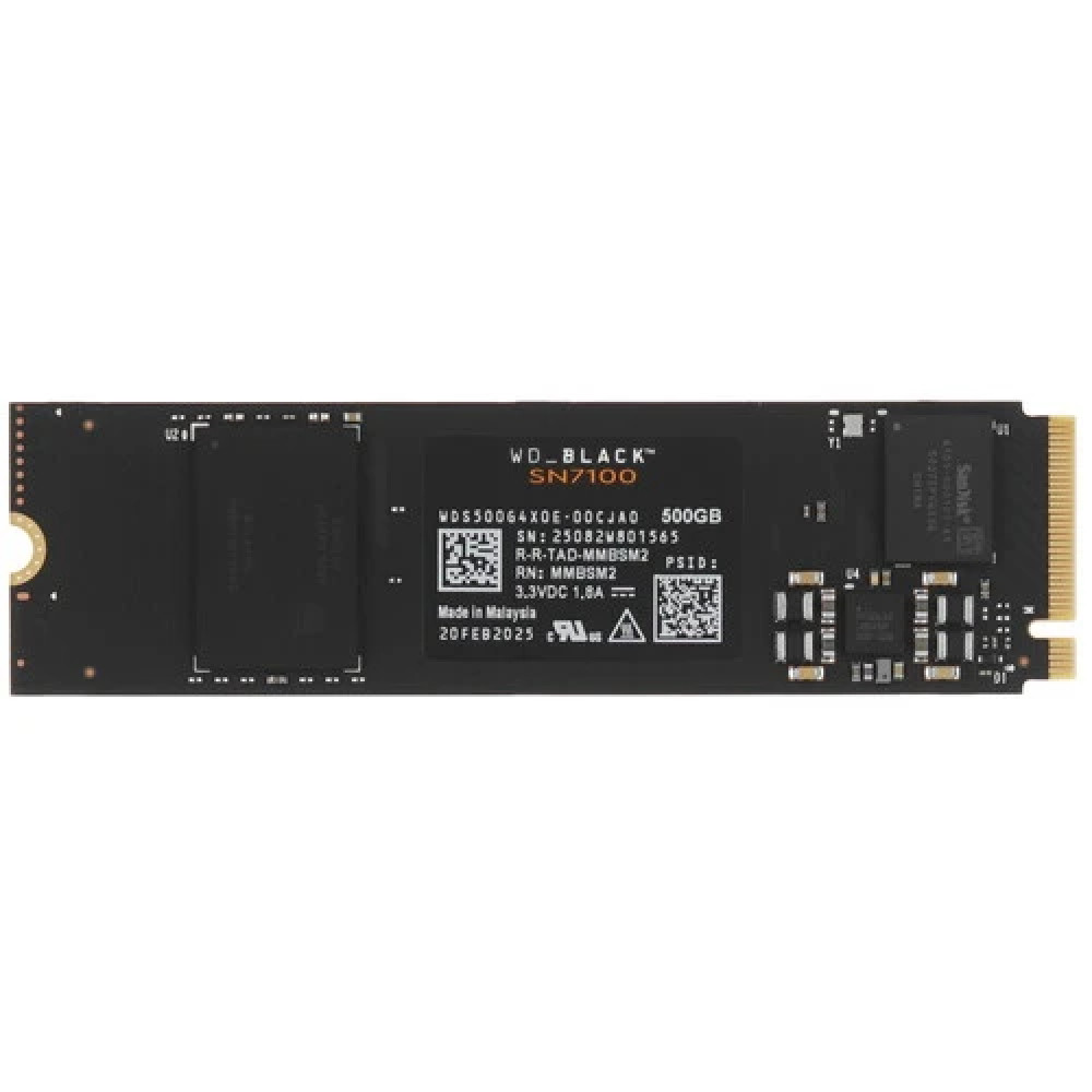 Жесткий диск Western Digital Black SN7100 WDS500G4X0E — фото товара