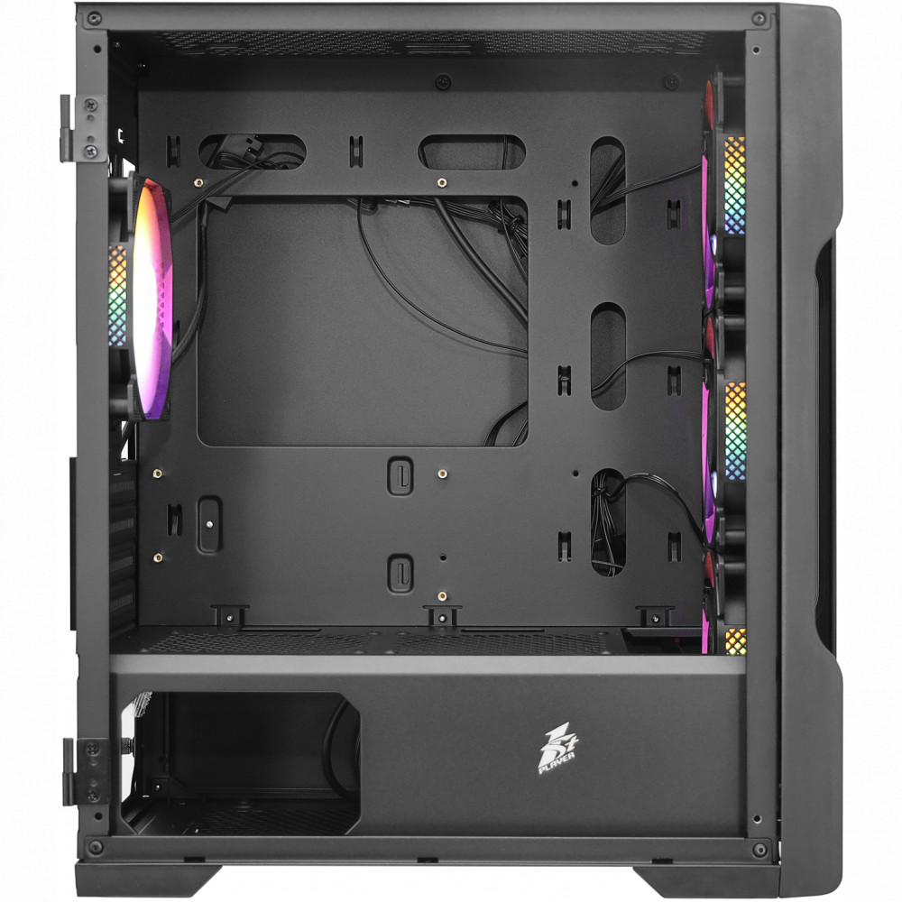 Корпус 1STPLAYER TRILOBITE T3-G Black T3-G-BK-4F1 Mid-Tower - миниатюра 2