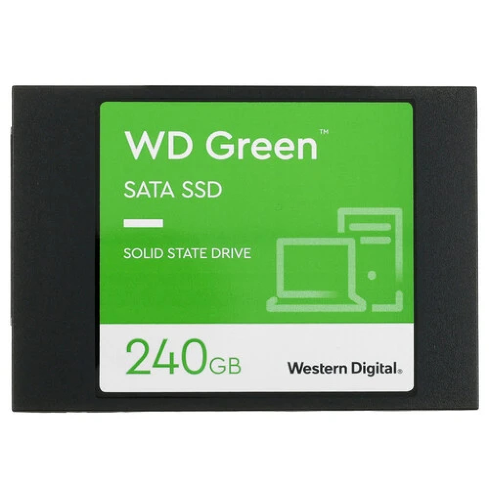 Жесткий диск Western Digital Green WDS240G3G0A SSD (твердотельные), 240 ГБ, 2.5 дюйма, SATA — фото товара