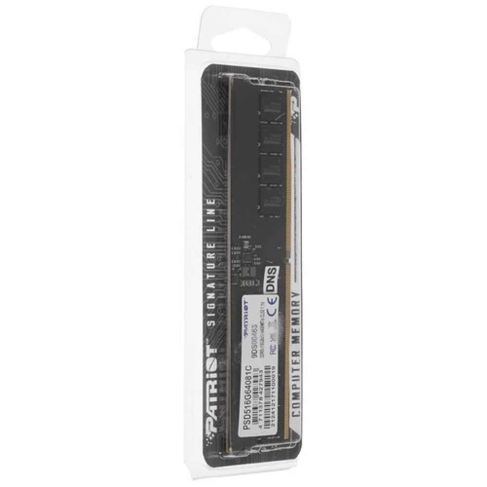 ОЗУ Patriot Signature PSD516G64081C DIMM, DDR5, 16 Гб, 6400 МГц - миниатюра 3
