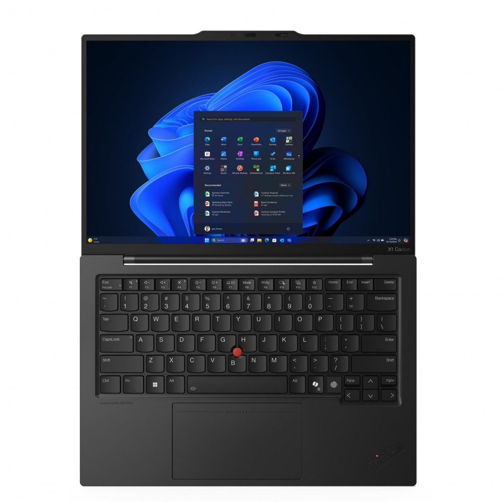 Ноутбук Lenovo ThinkPad X1 Carbon G13 21NX00A7FW 14 ", FHD 1920x1080 (16:9), Intel, Core Ultra 7, 32 Гб, 512 ГБ, Intel Graphics, Windows 11 Pro - миниатюра 4