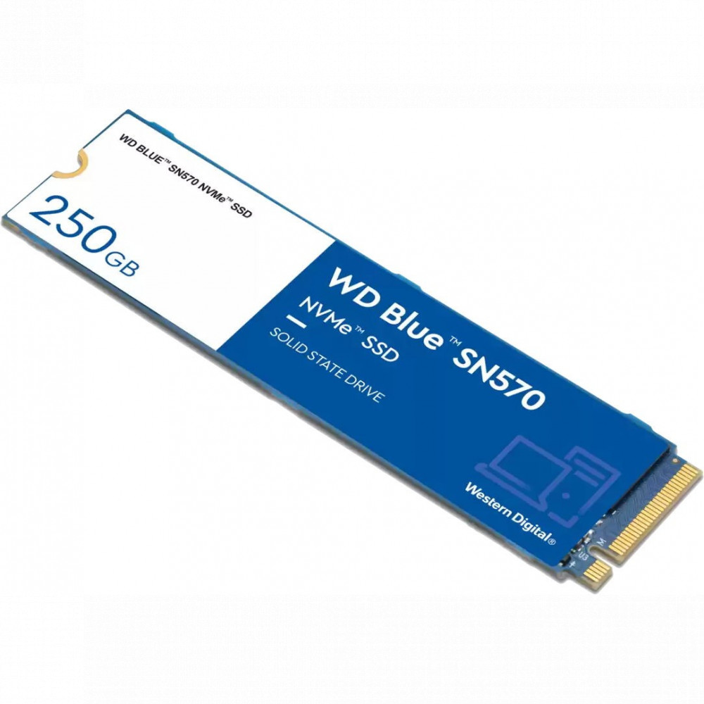 Жесткий диск Western Digital SN570 WDS250G3B0C SSD (твердотельные), 250 ГБ, M.2, PCIe - миниатюра 3