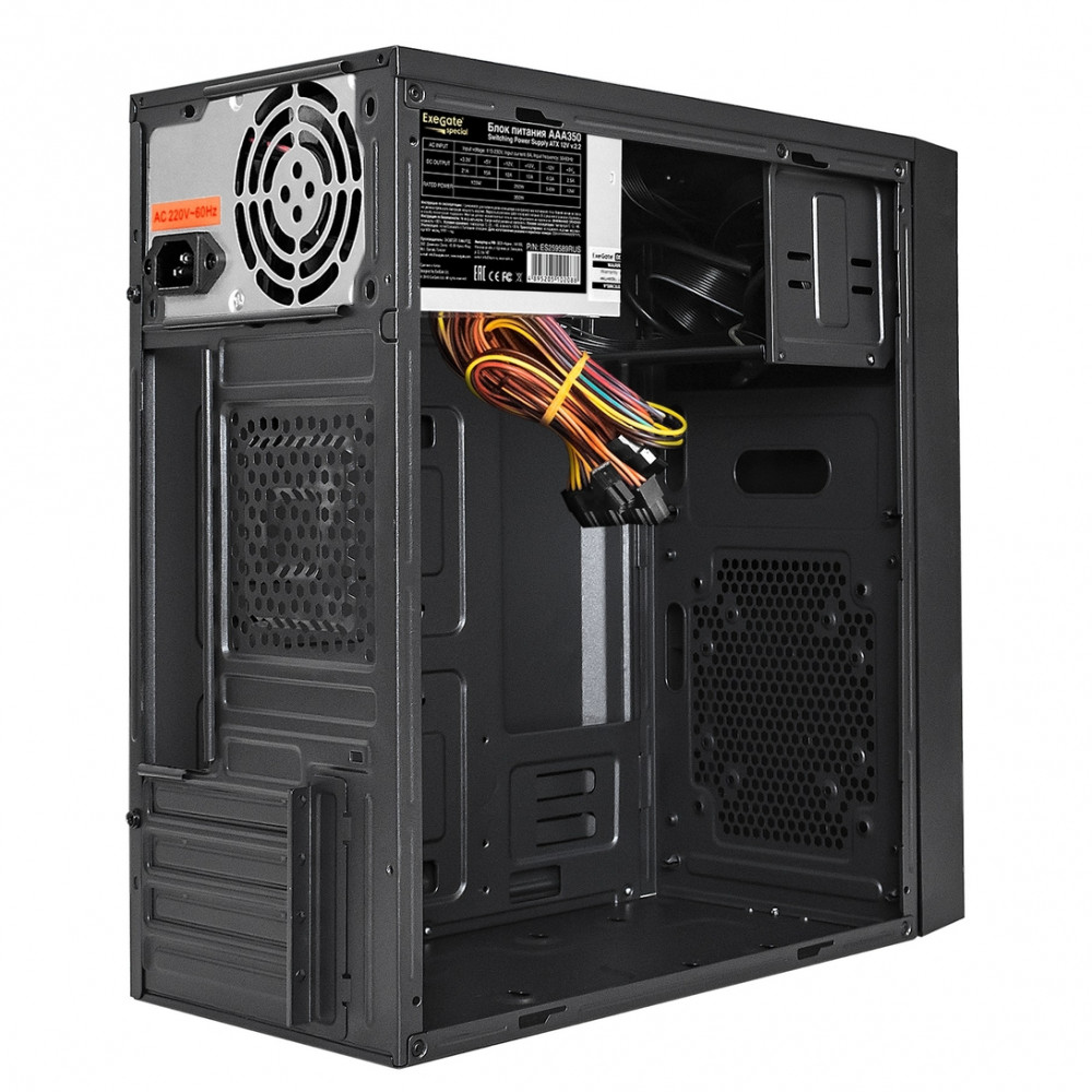 Корпус ExeGate BAA-113U-AAA350 EX292352RUS Mini-Tower - миниатюра 2