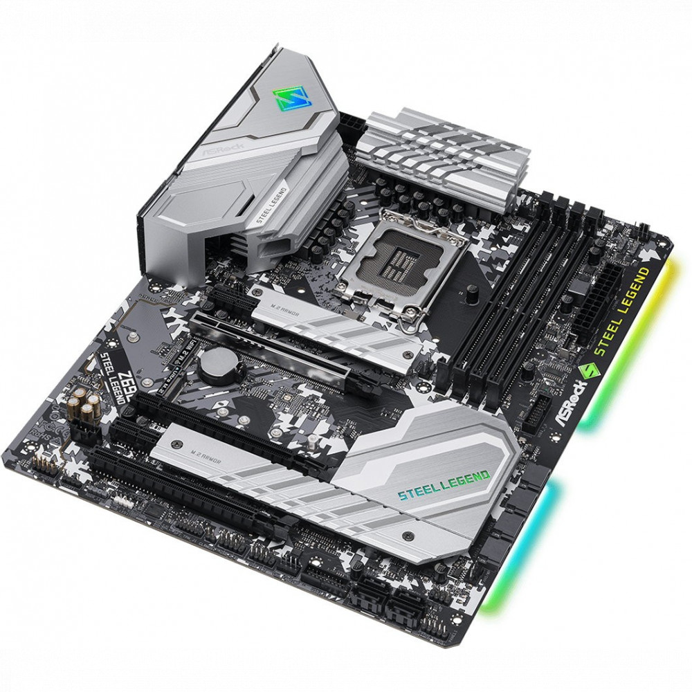 Материнская плата ASRock Z690 STEEL LEGEND/D5 ATX, LGA 1700 - миниатюра 4