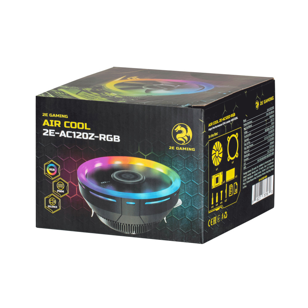 Система охлаждения 2E GAMING AIR COOL 2E-AC120Z-RGB Для процессора - миниатюра 5