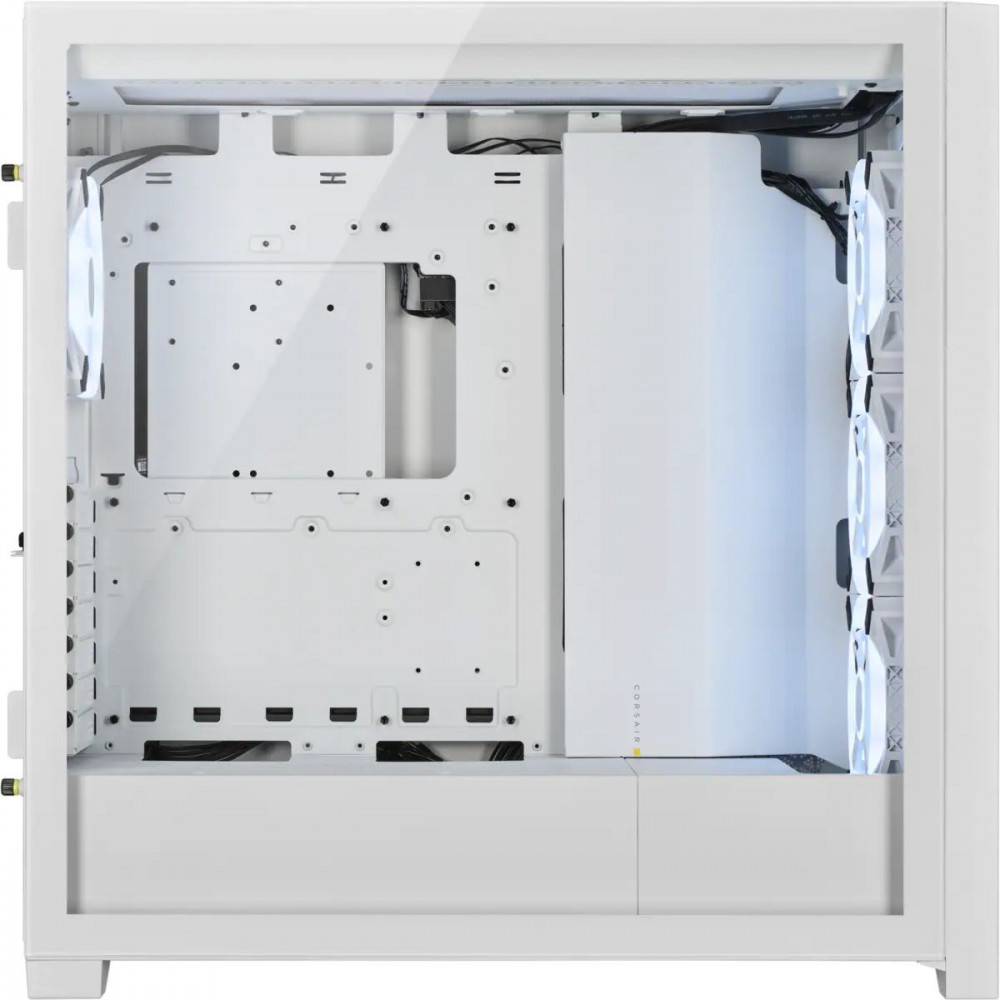 Корпус Corsair iCUE 5000X RGB QL Edition White CC-9011233-WW Mid-Tower - миниатюра 2