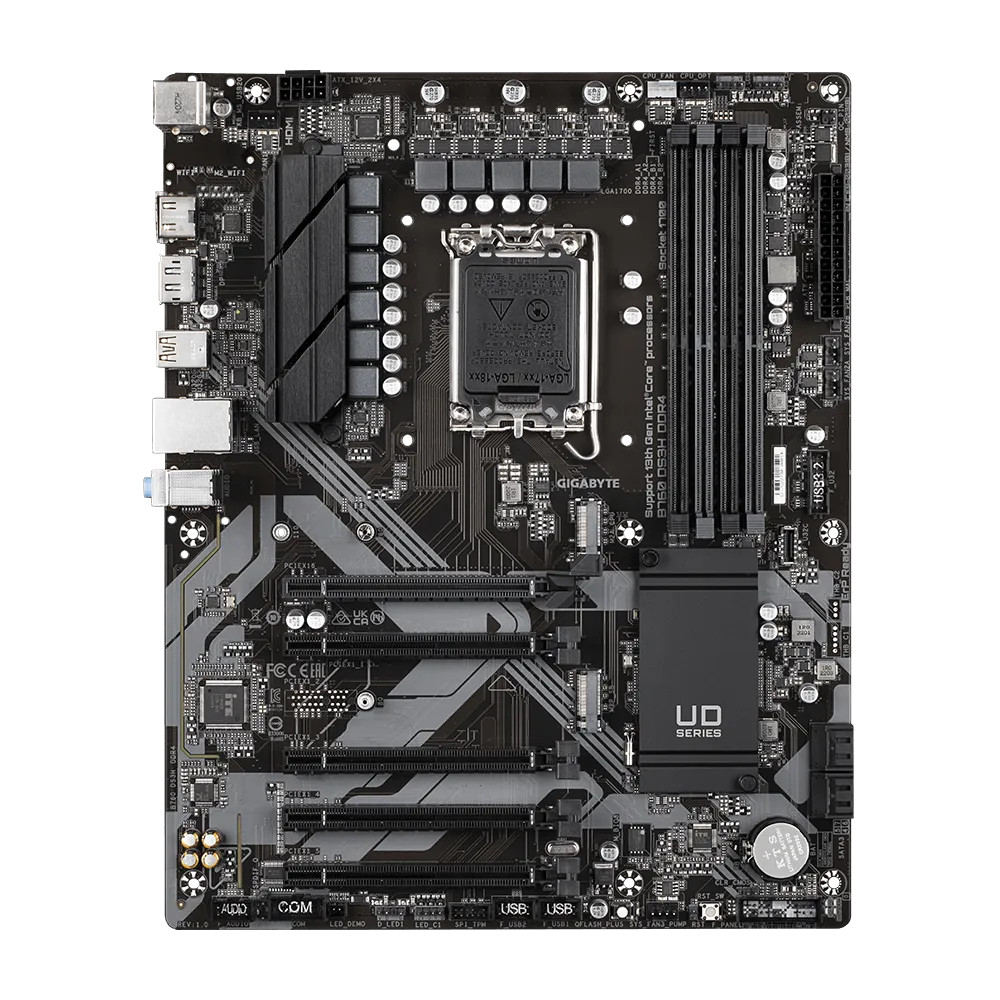 Материнская плата Gigabyte B760 DS3H DDR4 ATX, LGA 1700 - миниатюра 2