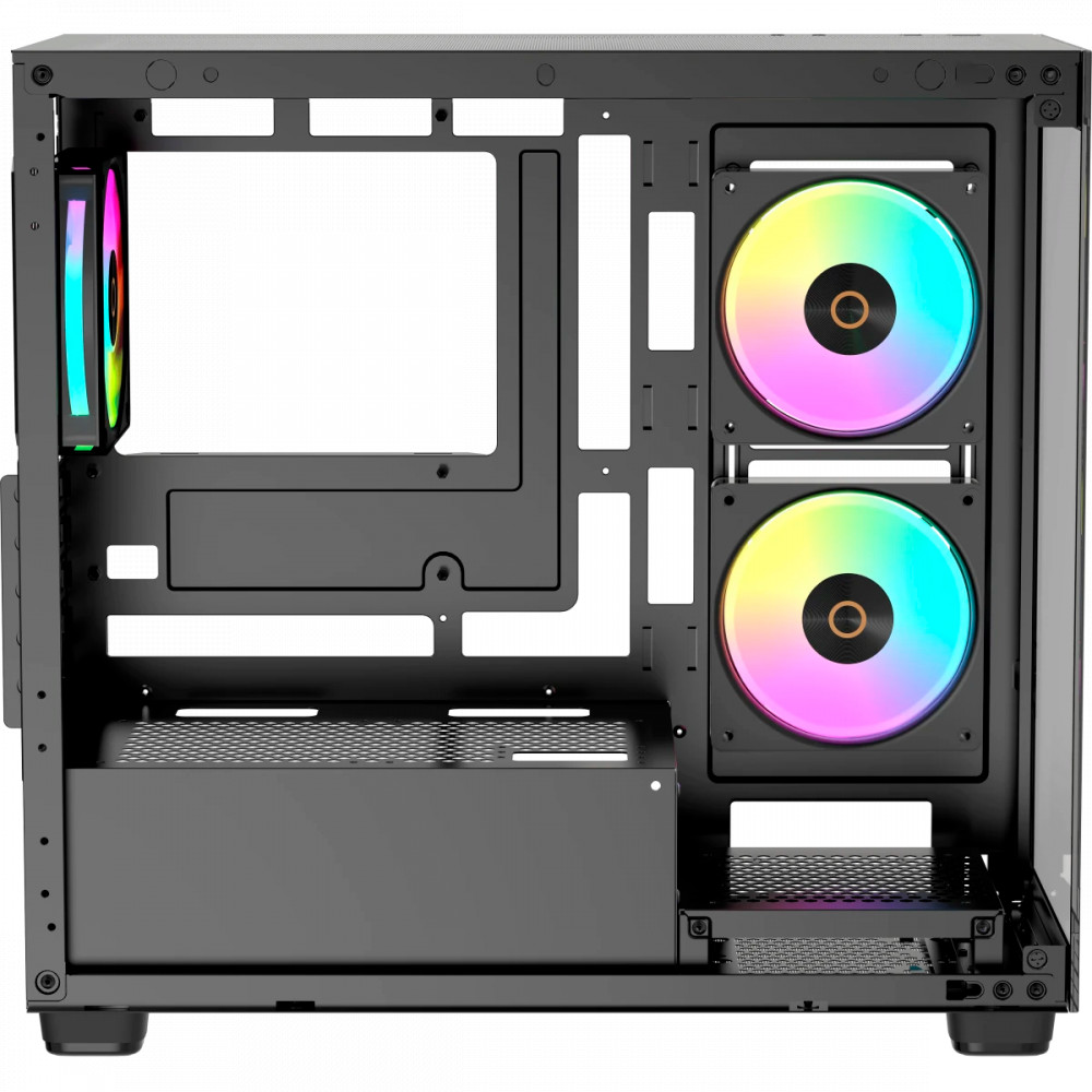 Корпус Ocypus Gamma C52 ARGB Black Gamma-C52-BKD300XX-GL Mini-Tower - миниатюра 3