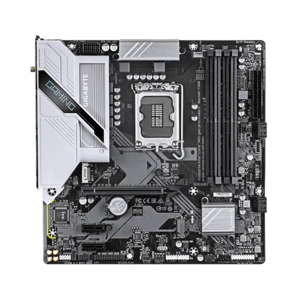 Материнская плата Gigabyte B760M GAMING PLUS WIFI DDR4 B760M G P WIFI DDR4 Micro-ATX, LGA 1700 - миниатюра 2