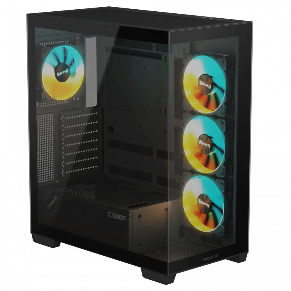 Корпус Gigabyte C500 PANORAMIC STEALTH GB-C500P ST Mid-Tower - миниатюра 4