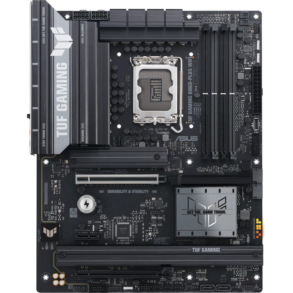 Материнская плата Asus TUF GAMING B860-PLUS WIFI 90MB1JL0-M0EAY0 ATX, LGA 1851 — фото товара