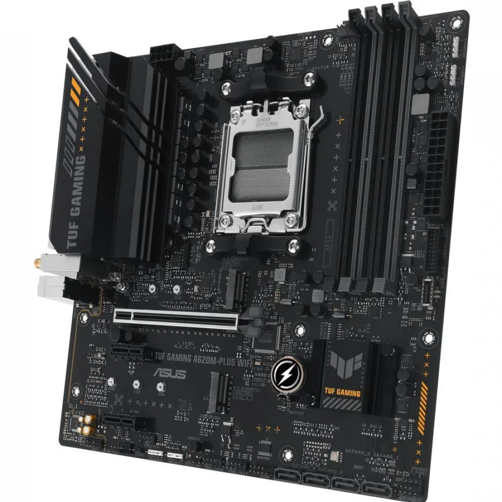 Материнская плата Asus TUF GAMING A620M-PLUS WIFI Micro-ATX, AMD AM5 - миниатюра 3