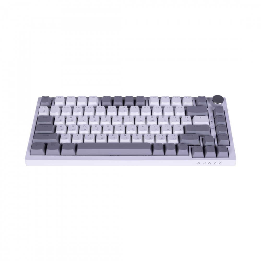 Клавиатура Ajazz AK820 AK820 RED SWITCH WHITE BACKLIT (GRAY-WHITE) Проводная, USB - миниатюра 2