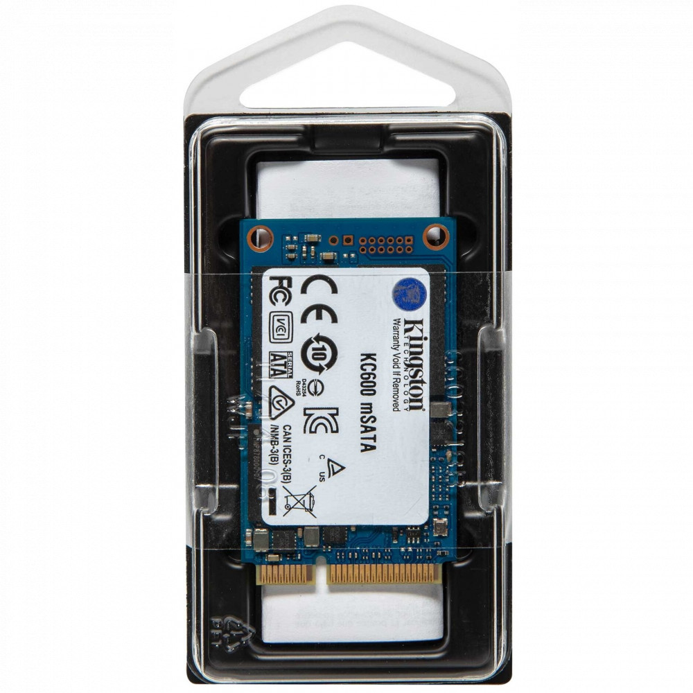Жесткий диск Kingston KC600 SKC600MS/512G SSD (твердотельные), 512 ГБ, mSATA, SATA - миниатюра 3