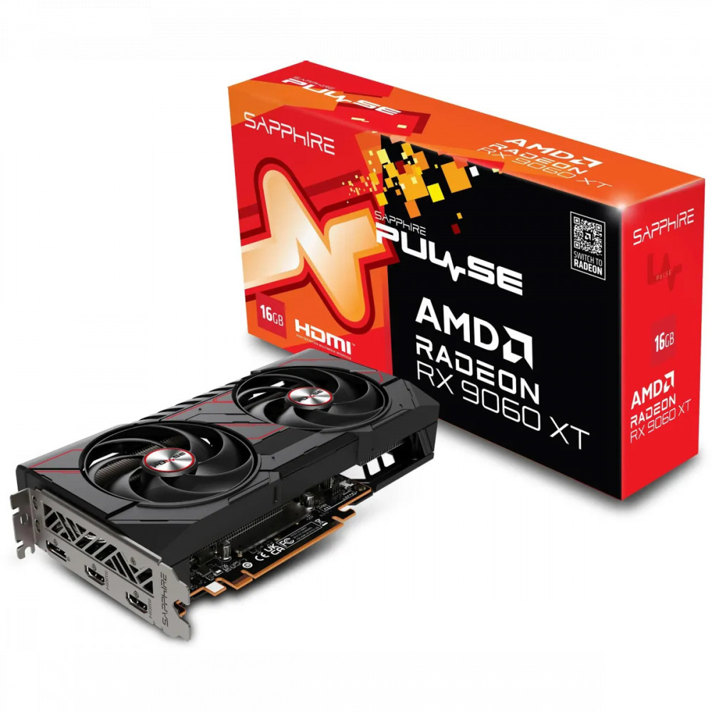 Видеокарта Sapphire AMD Radeon RX 9060XT 11350-03-20G PULSE 16 ГБ - миниатюра 6