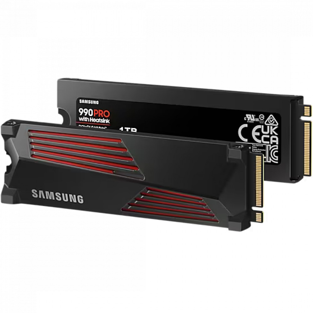 Жесткий диск Samsung 990 PRO MZ-V9P1T0GW SSD (твердотельные), 1 ТБ, M.2, PCIe - миниатюра 3
