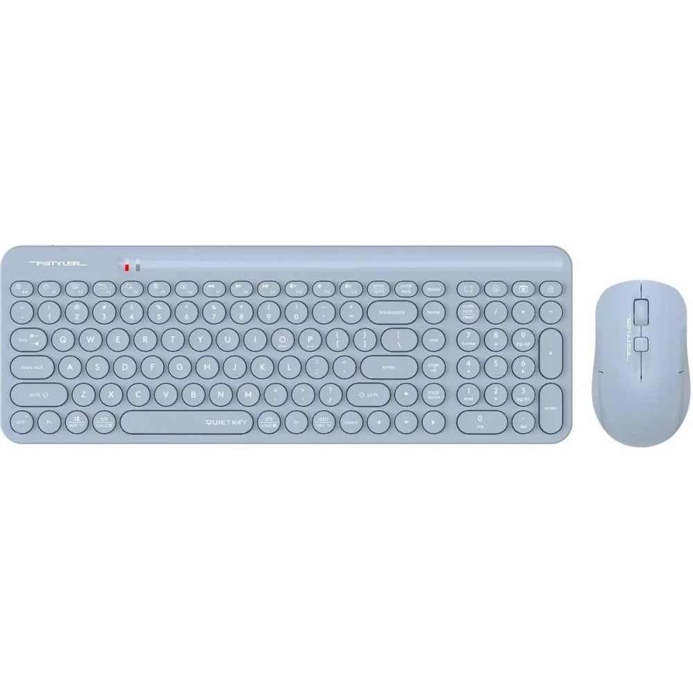 Клавиатура A4Tech Fstyler FG3300 Air2 FG3300 Air2 Blue Беспроводная, Bluetooth — фото товара