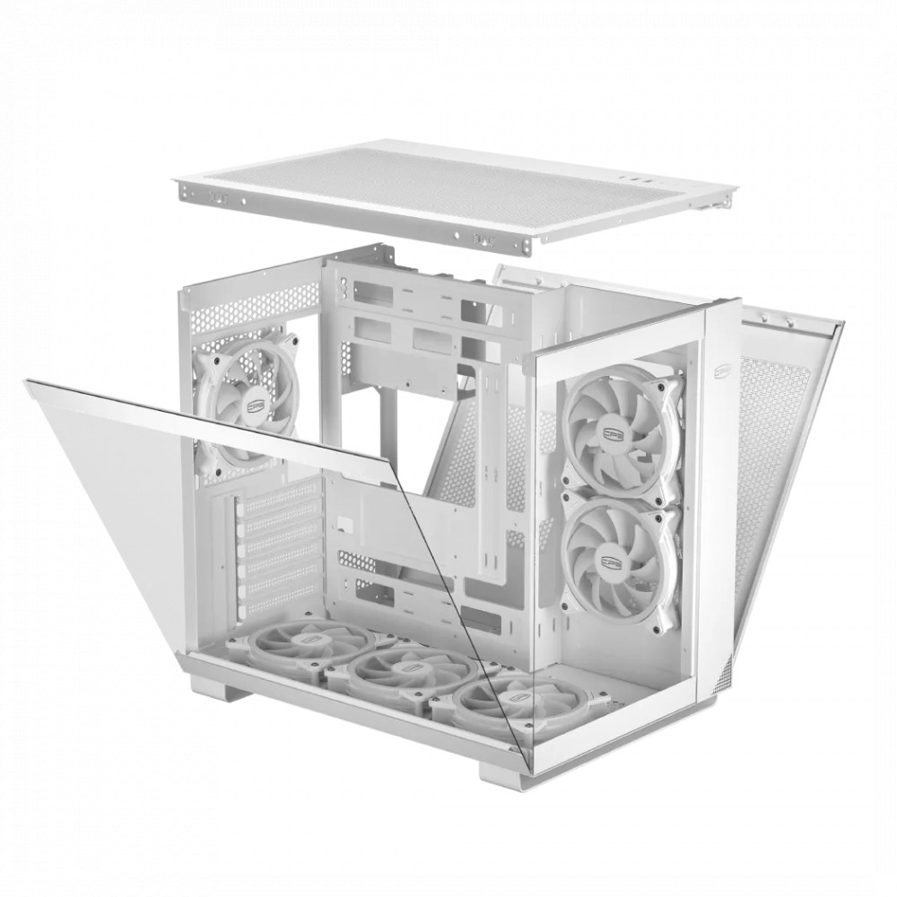 Корпус PCcooler C3T500 ARGB White C3T500 ARGB WH Mid-Tower - миниатюра 4
