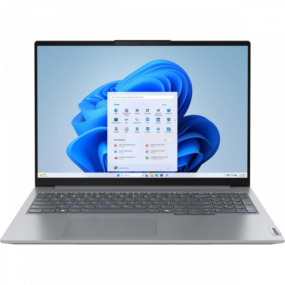 Ноутбук Lenovo ThinkBook 16 G7 ARP 21MW009VAK 16 ", WUXGA 1920x1200 (16:10), AMD, Ryzen 5, 16 Гб, 512 ГБ, AMD Radeon 660M - миниатюра 2