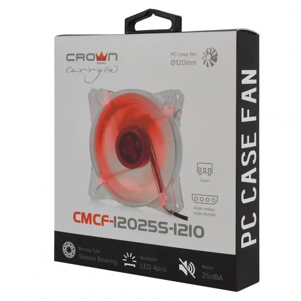 Система охлаждения CROWN FAN for Case CROWN CMCF-12025S-1210 0014089 - миниатюра 2