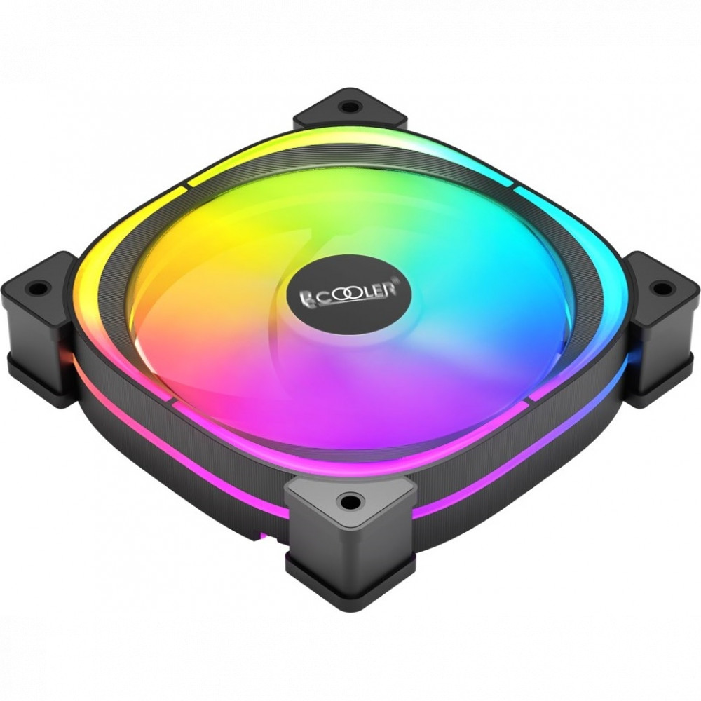 Система охлаждения PCcooler EF120 ARGB 120х120x25 черный F3-L120BKAM1-GL Для системного блока - миниатюра 3