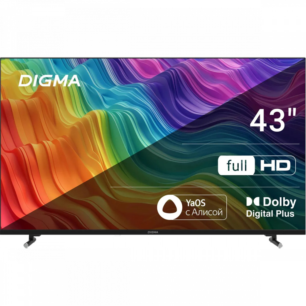 Телевизор Digma LED43SBB33 DM-LED43SBB33 43 ", Черный — фото товара