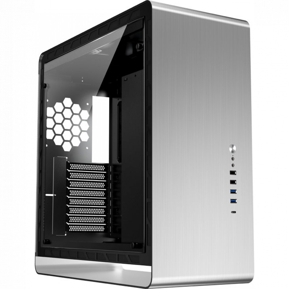 Корпус Jonsbo UMX6-G Silver Mid-Tower - миниатюра 2