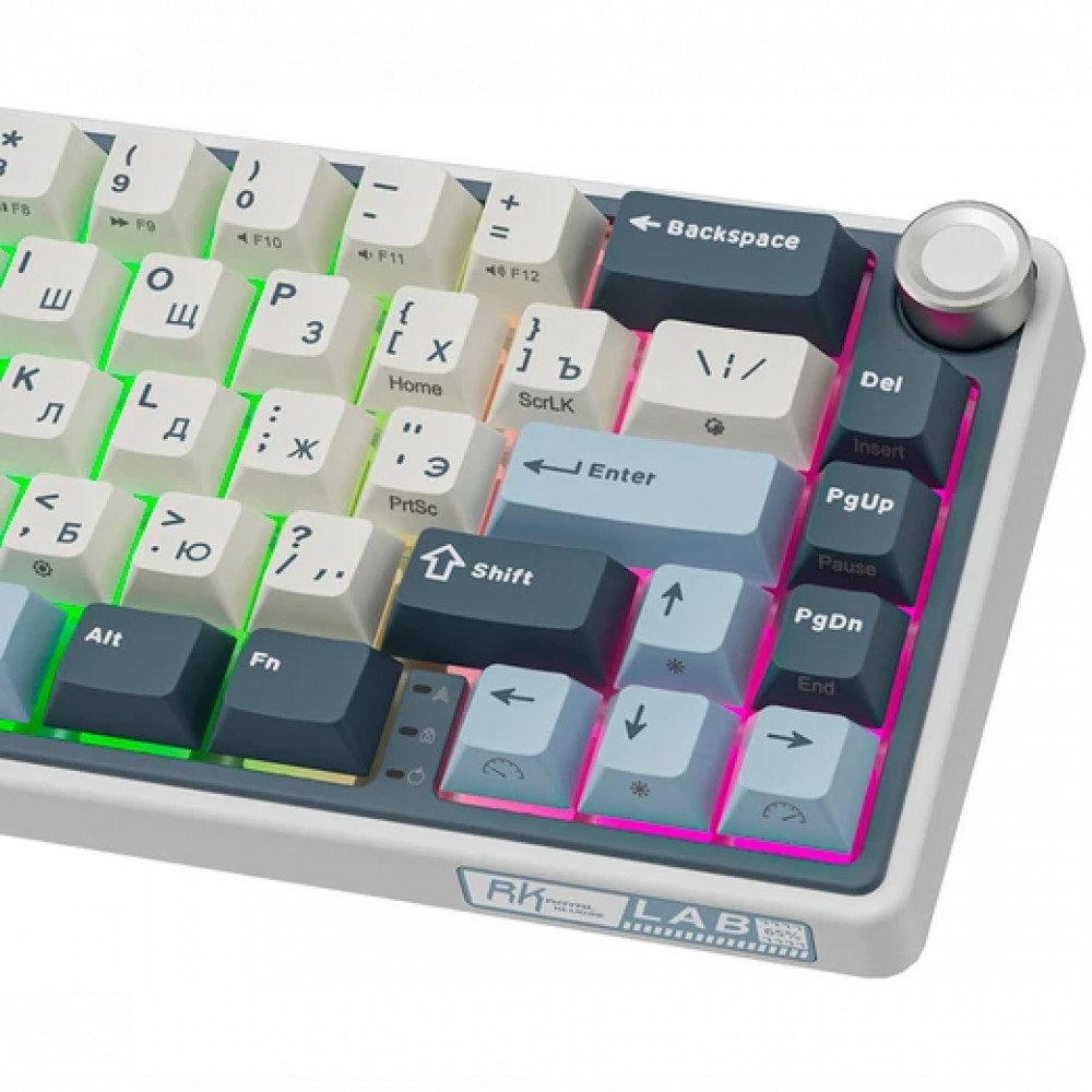 Клавиатура Royal Kludge R65 Moon (Cream Switch) 6935280827785 Проводная, USB - миниатюра 7
