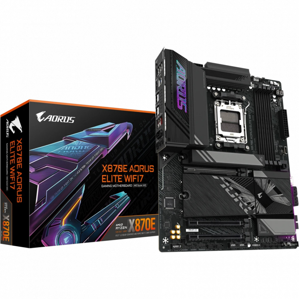 Материнская плата Gigabyte X870E AORUS ELITE WIFI7 rev. 1.1 ATX, AMD AM5 - миниатюра 5