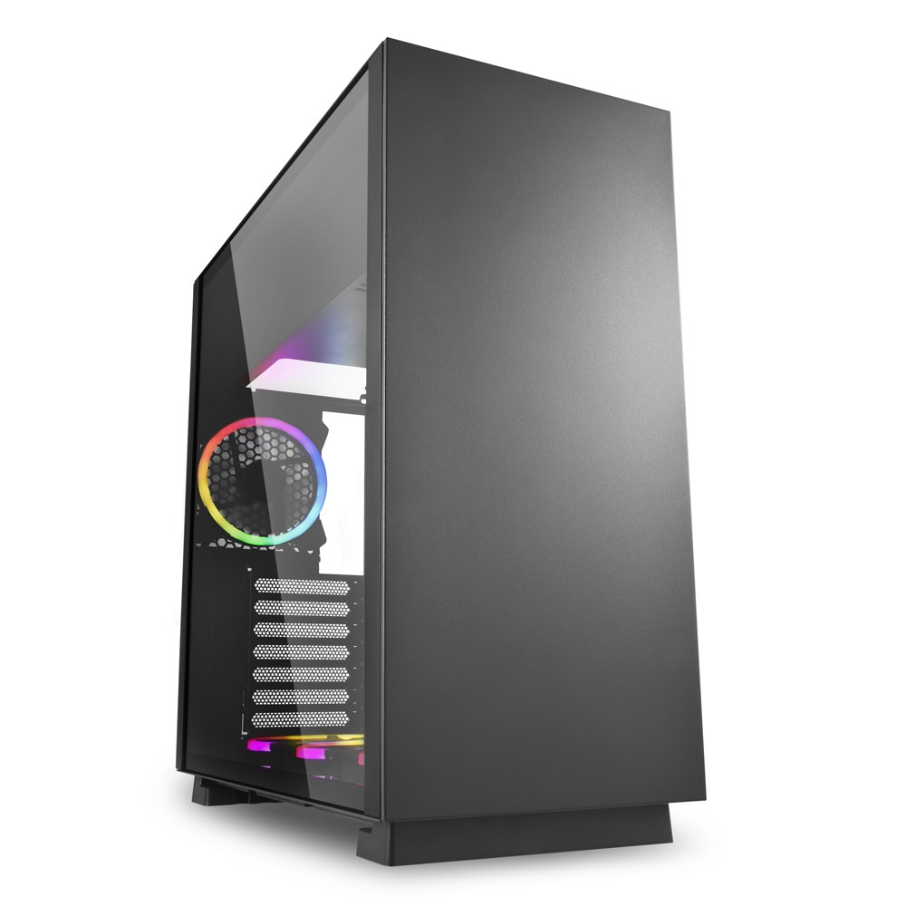 Корпус Sharkoon PURE STEEL BLACK RGB Mid-Tower - миниатюра 2