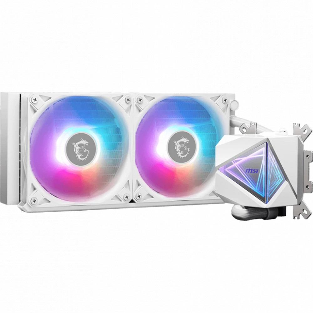 Система охлаждения MSI MAG CORELIQUID I240 White MAG CORELIQUID I240 WHITE Для процессора — фото товара