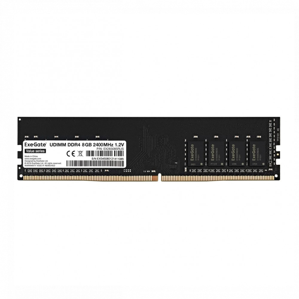 ОЗУ ExeGate EX283085RUS DIMM, DDR4, 8 Гб, 2400 МГц — фото товара