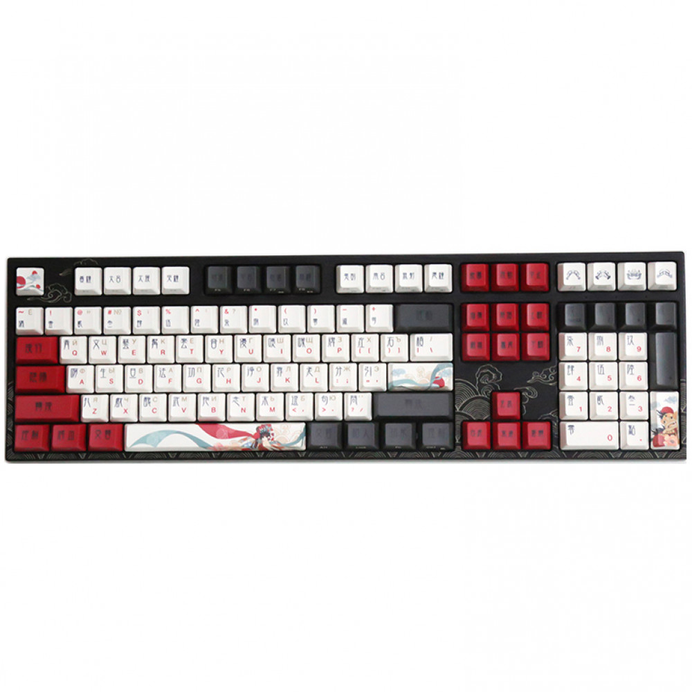 Клавиатура Varmilo Beijing Opera VPT108 Cherry Mx Brown A70A028D3A5A06A025 Беспроводная, Bluetooth — фото товара