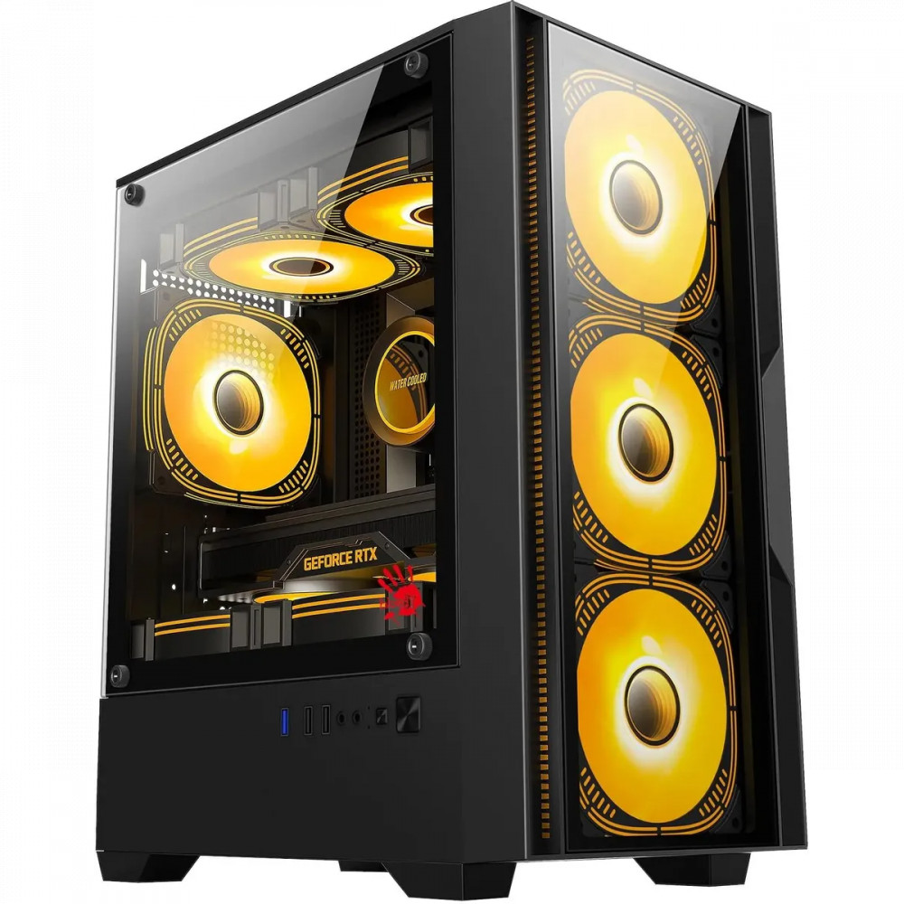 Корпус Bloody CC-123 Black CC-123-BK Mid-Tower — фото товара