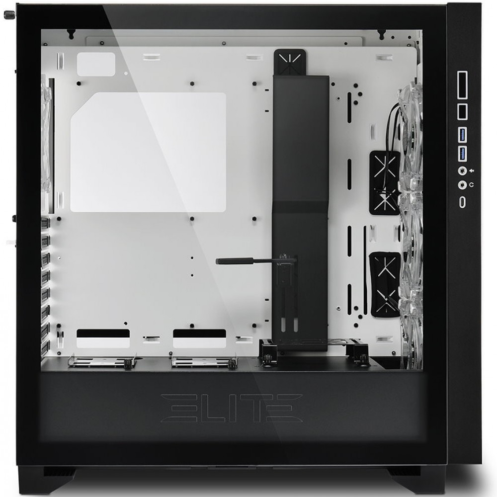 Корпус Sharkoon ELITE SHARK CA300T WHITE ELITE SHARK CA300T Wh Full-Tower - миниатюра 4