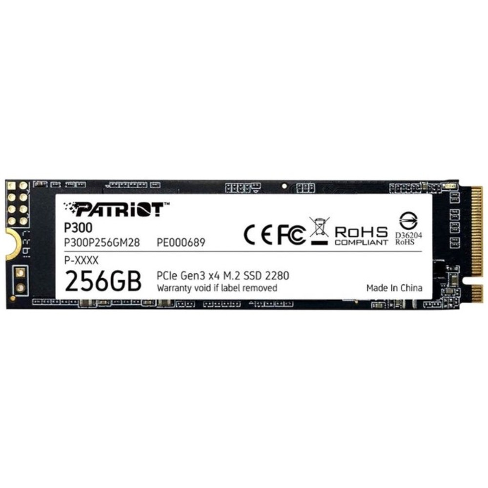 Жесткий диск Patriot P300 P300P256GM28 SSD (твердотельные), 256 ГБ, M.2, PCIe — фото товара