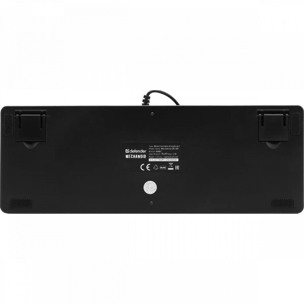 Клавиатура Defender Mechanoid GK-581 45581 Проводная, USB - миниатюра 4